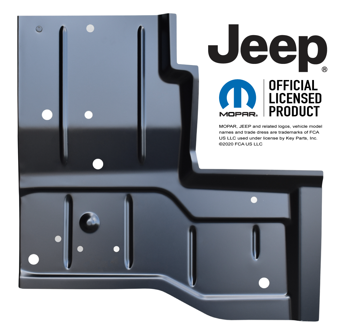 Stamped Steel Under Seat Floor Pan for Driver Side