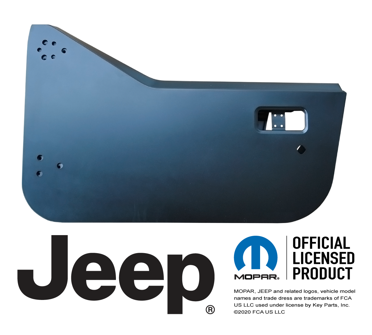 Driver Side Half Steel Door 97-02 Jeep Wrangler TJ