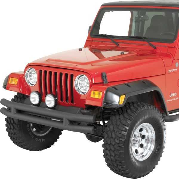 QR3 Dual-Tube Front Bumper for 76-06 Jeep CJ, YJ, TJ & Unlimited