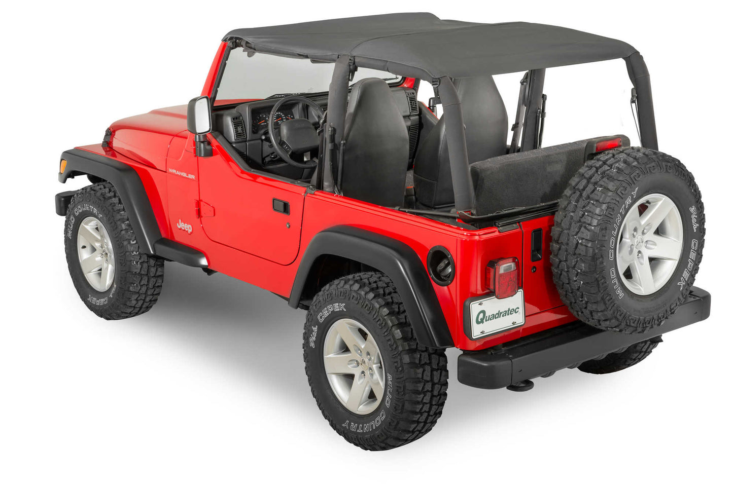 Bimini Top Plus for 97-06 Jeep Wrangler TJ Black Diamond