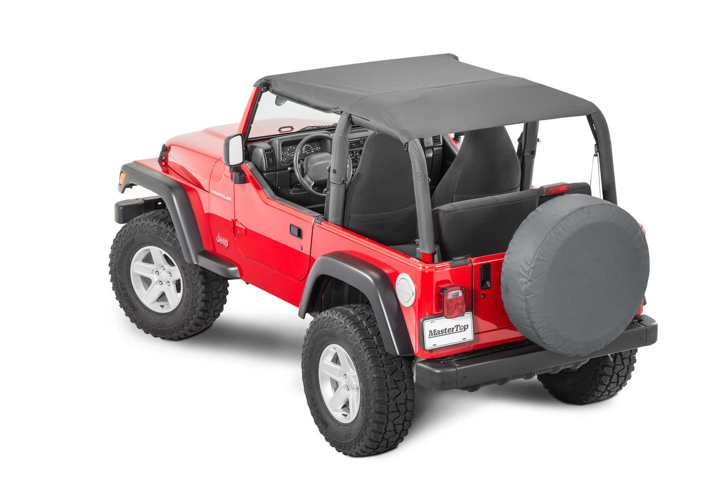 MasterTop Bimini Top Plus Black Diamond 97-06 Jeep Wrangler TJ