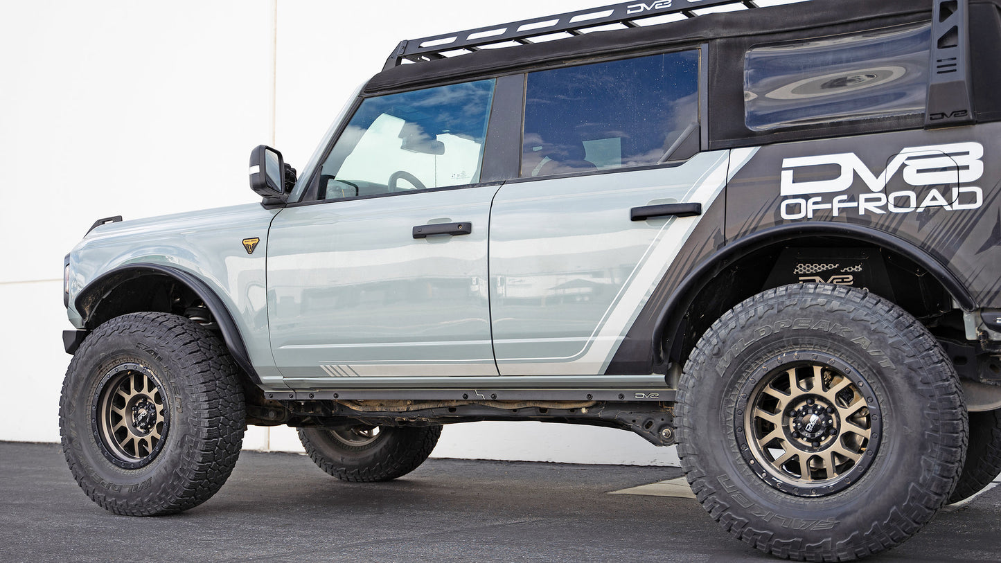 DV8 Offroad SRBR-03 Pinch Weld Covers for 21-25 Ford Bronco 4-Door