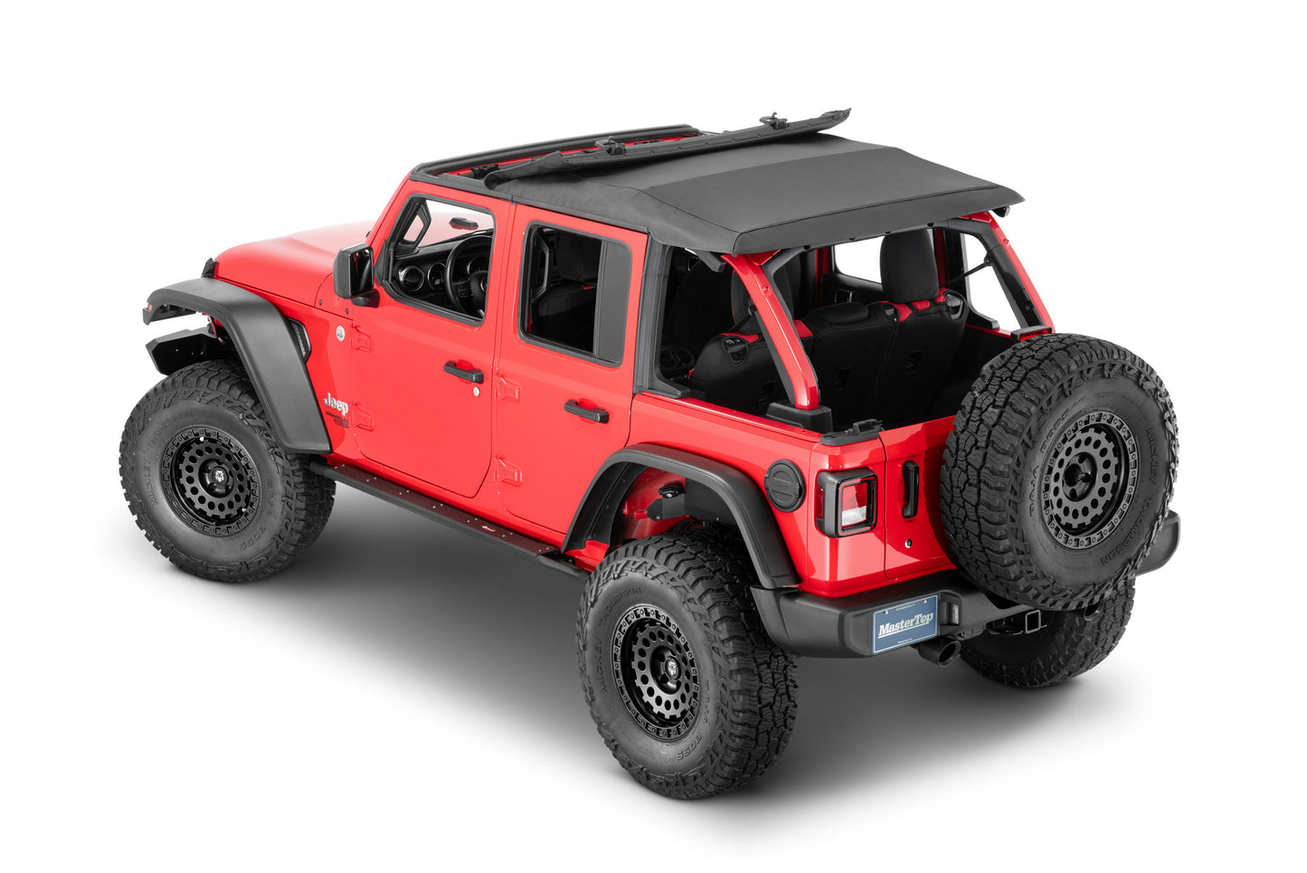 Fastback Soft Top Black Diamond for 18-21 Jeep Wrangler JL (Copy)