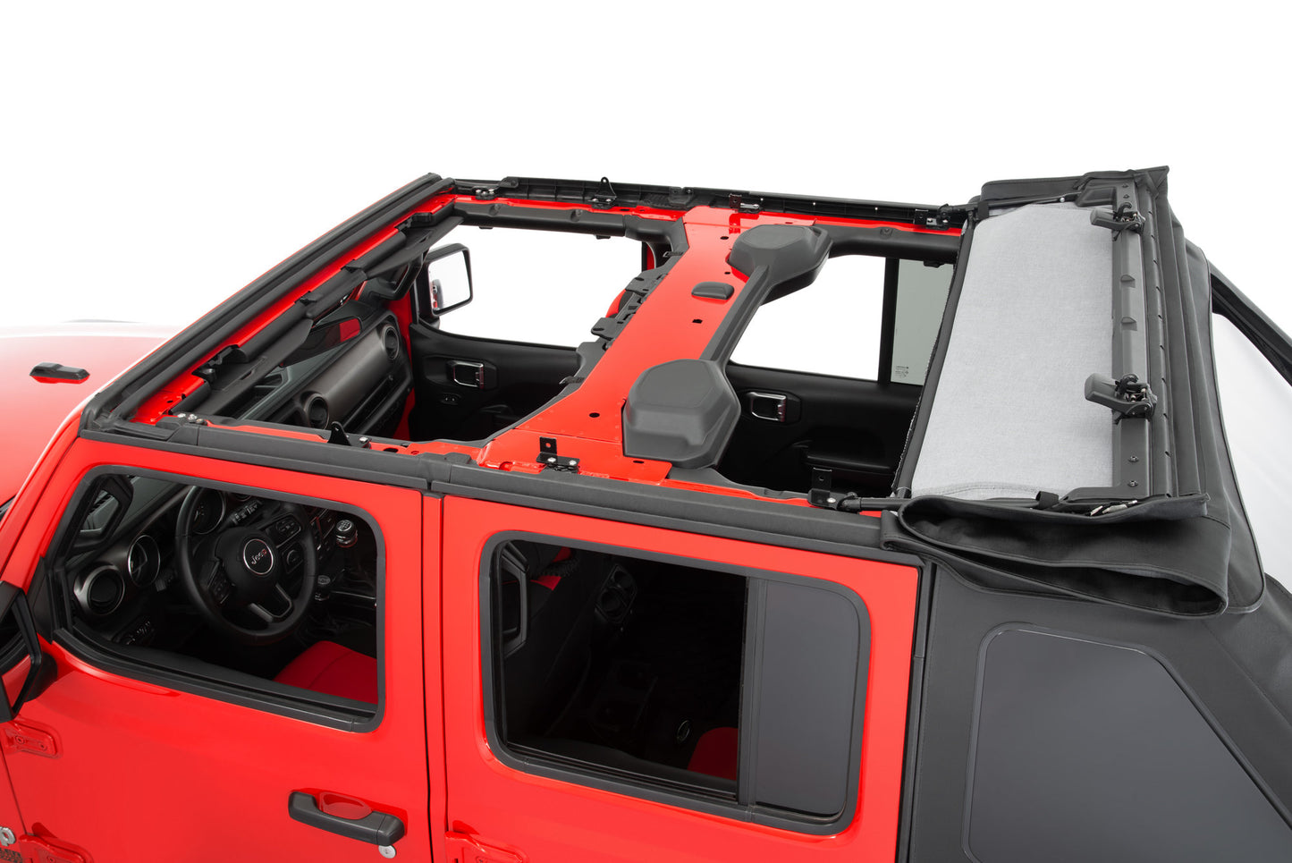 Fastback Soft Top Black Diamond for 18-21 Jeep Wrangler JL (Copy)
