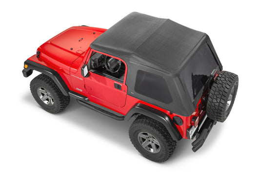 Adventure Top Fastback Conversion Soft Top in Black Diamond for 97-06 Jeep Wrangler TJ