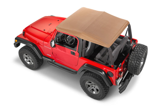 Adventure Top Fastback Conversion Soft Top in Spice Denim for 97-06 Jeep Wrangler TJ