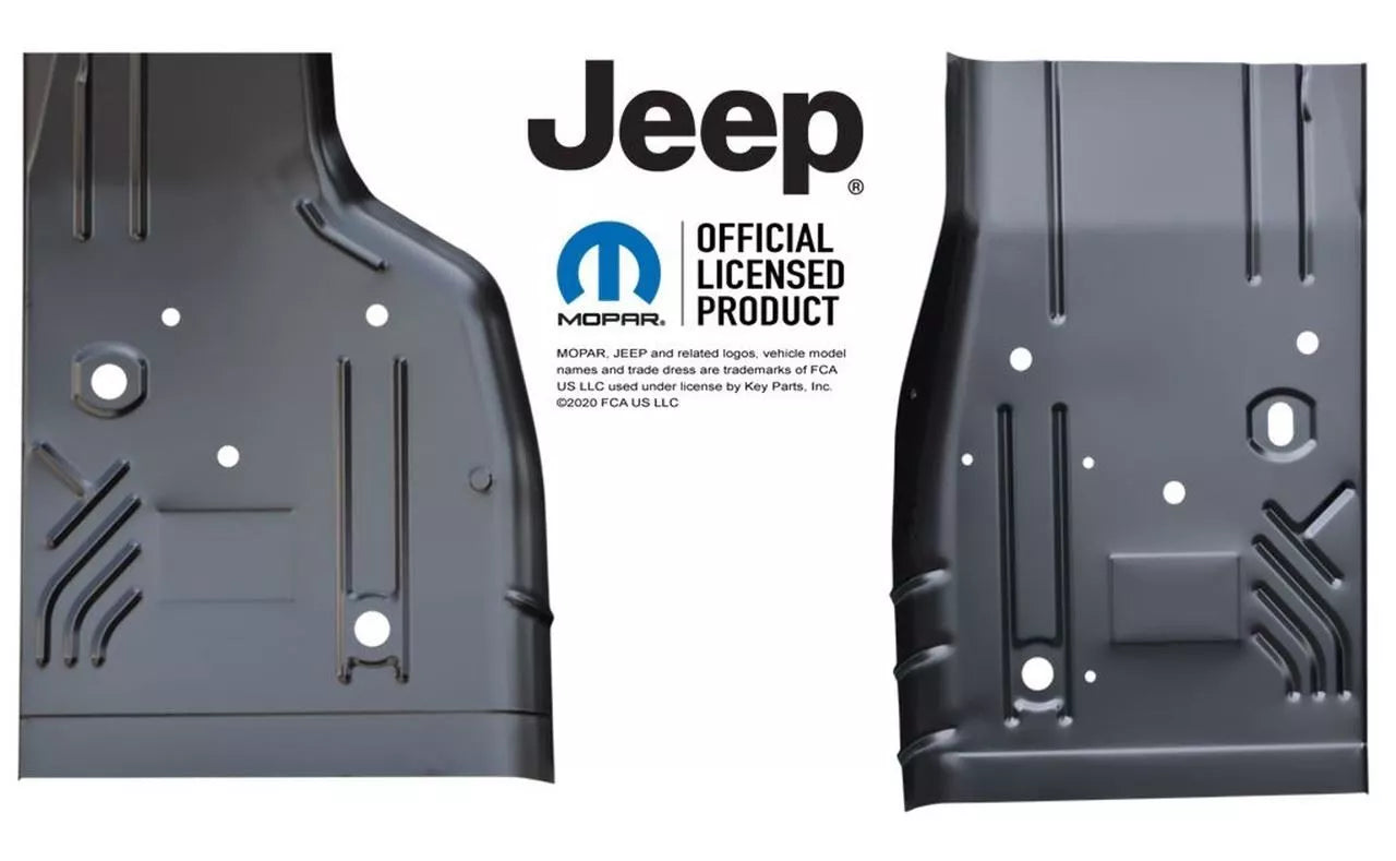 Cherokee Rear Floor Pan Section SET For Xj Series 84-01 Pair