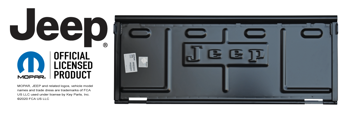 Tailgate With JEEP Script for 1972-1983 Jeep CJ5