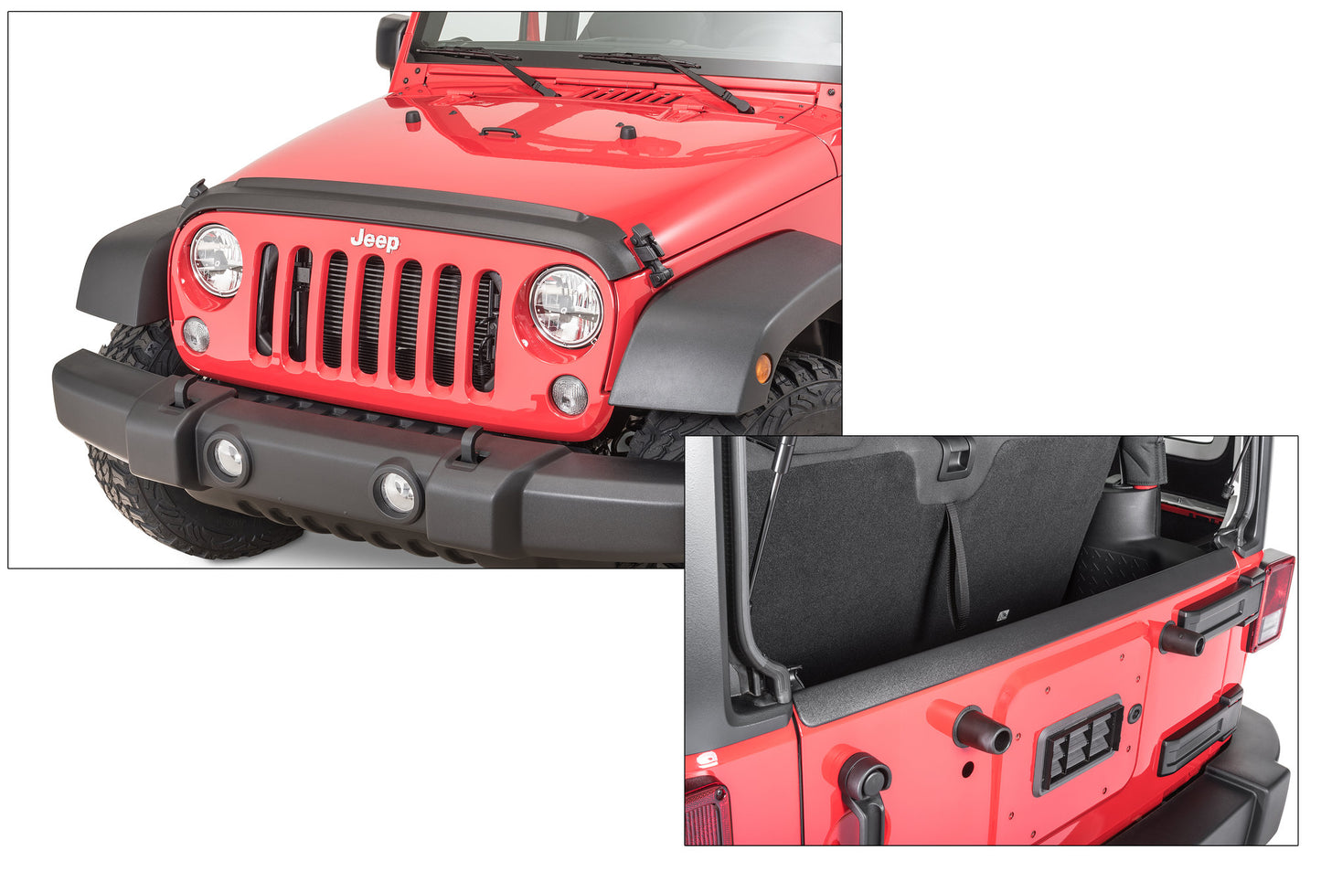 TrailArmor Bug Guard & Tailgate Protector for 07-18 Jeep Wrangler JK