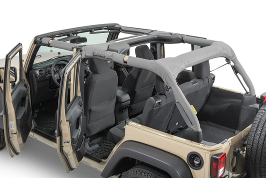 4X4 Roll Bar Covers for 07-18 Jeep Wrangler Unlimited JK Gray