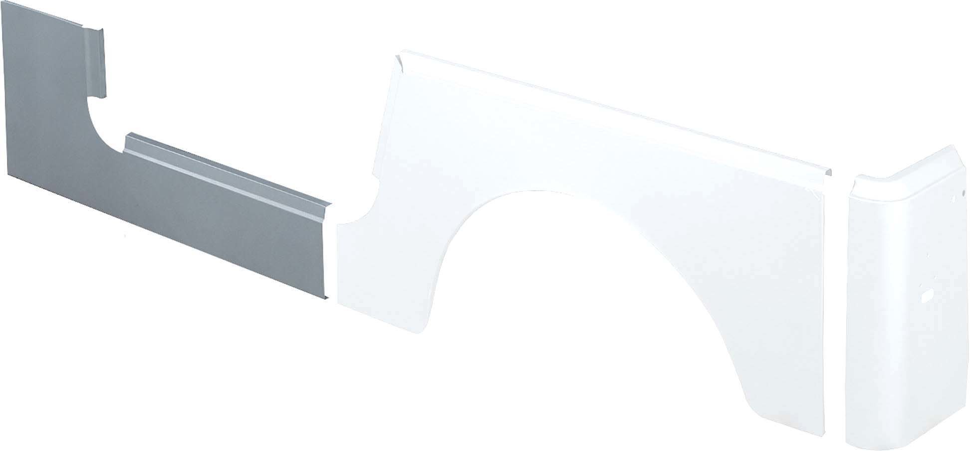 Replacement Steel Rocker Panel with Lower Cowl (Driver's Side) – Notch ...