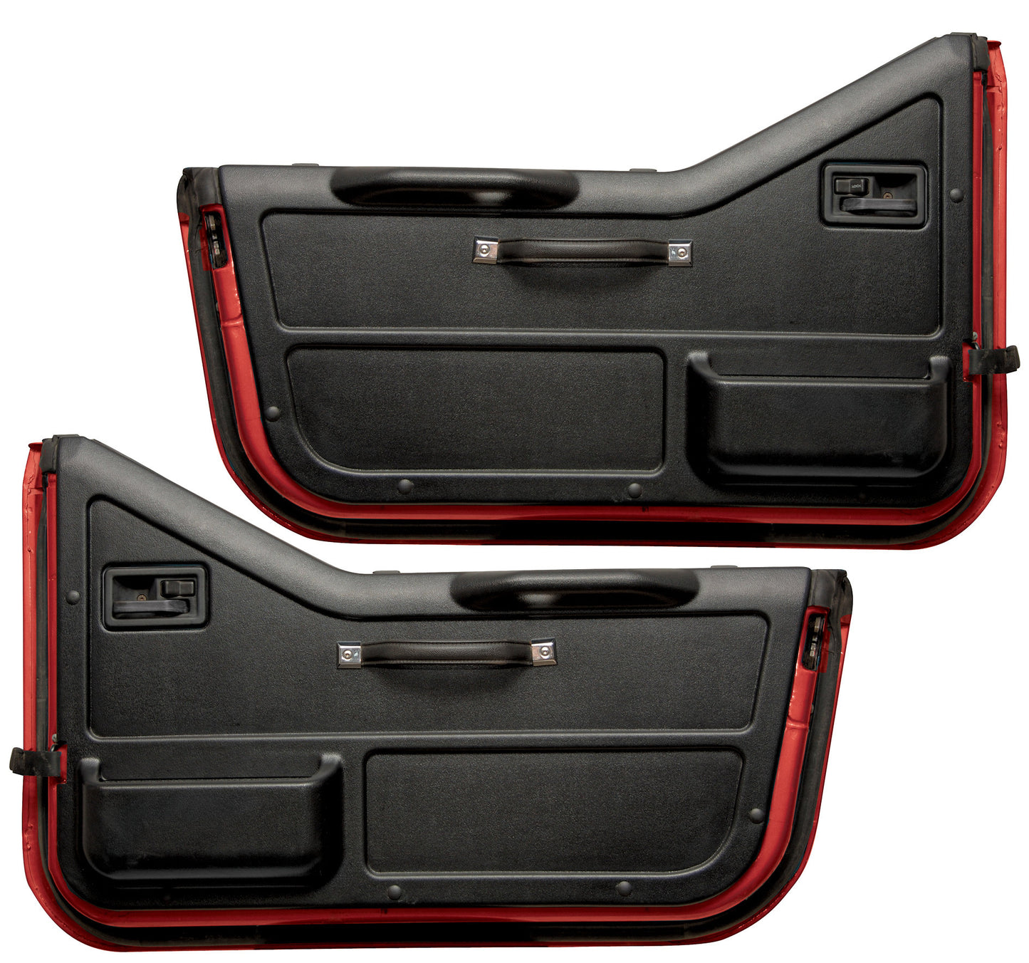 Replacement Door Panel Pair for 87-95 Jeep Wrangler YJ 1/2 Steel Doors