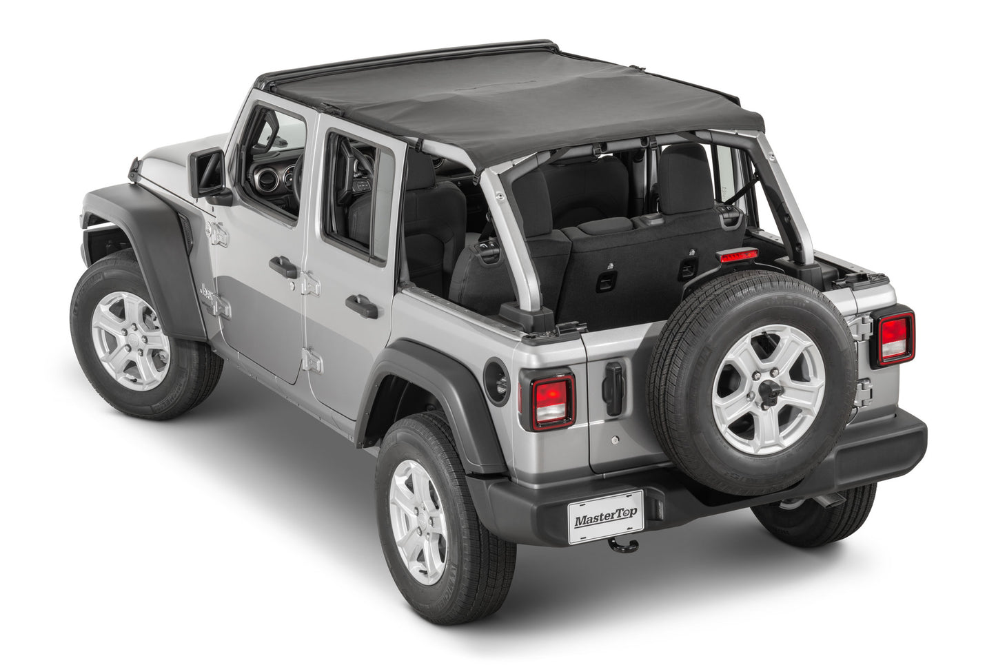 Bimini Top Plus In Black Diamond for 18-23 Jeep Wrangler JL Unlimited