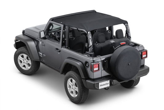 Bimini Top Plus In MasterTwill Fabric for 18-23 Jeep Wrangler JL 2-Door