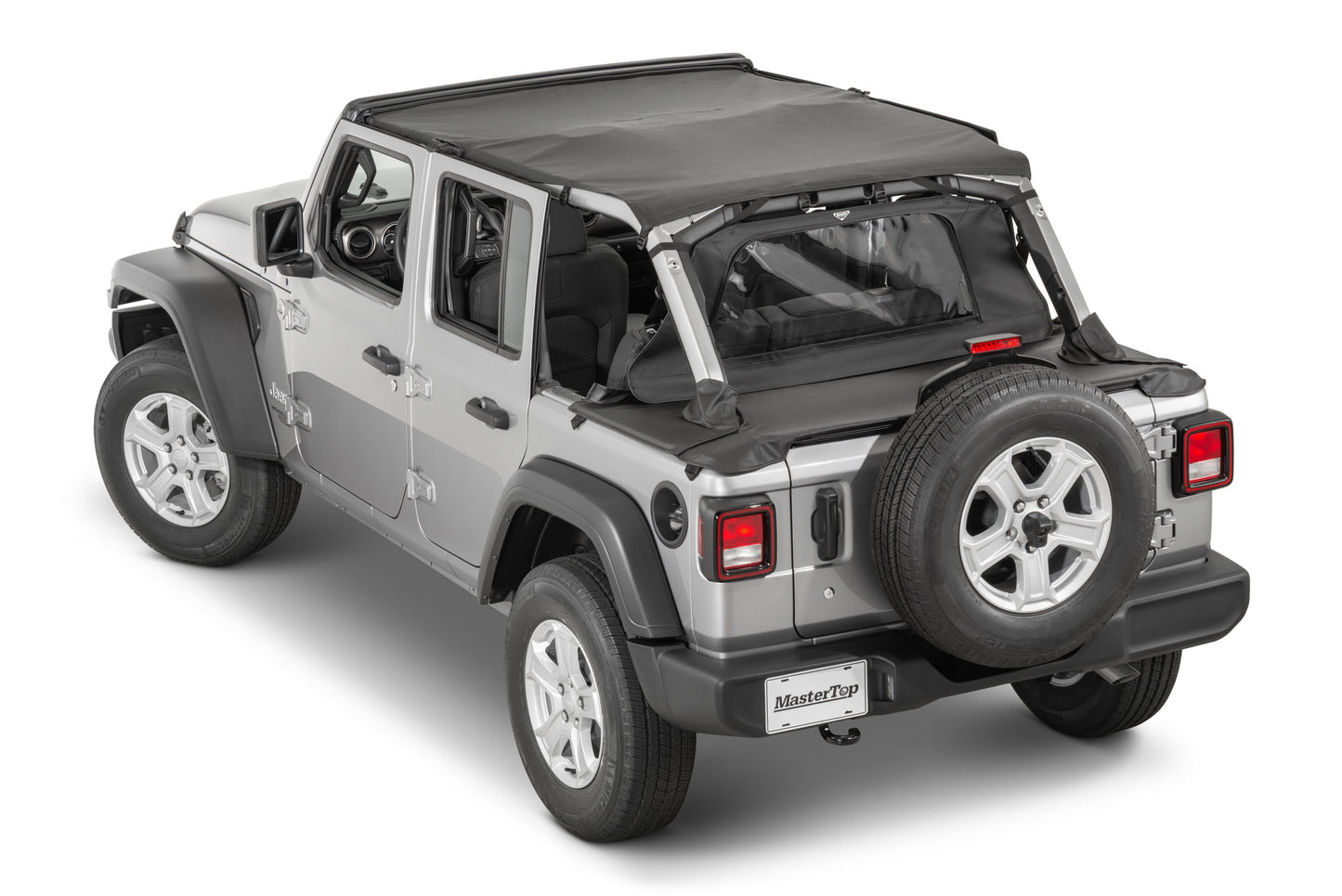 MasterTop Summer Combo Top Plus In Black Diamond for 18-23 Jeep Wrangler JL Unlimited with Soft Top