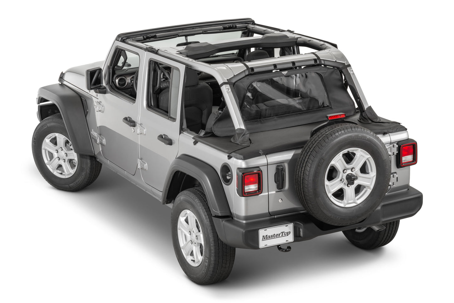 MasterTop Summer Combo Top Plus In Black Diamond for 18-23 Jeep Wrangler JL Unlimited with Hard Top