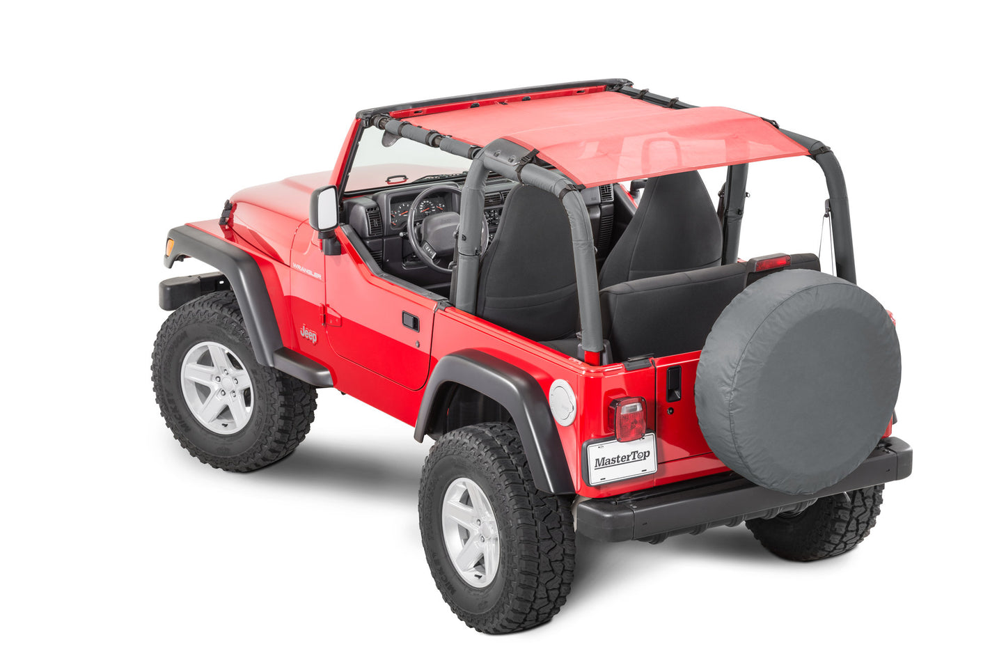 MasterTop ShadeMaker Mesh Bimini Top Plus 92-06 Jeep Wrangler YJ & TJ