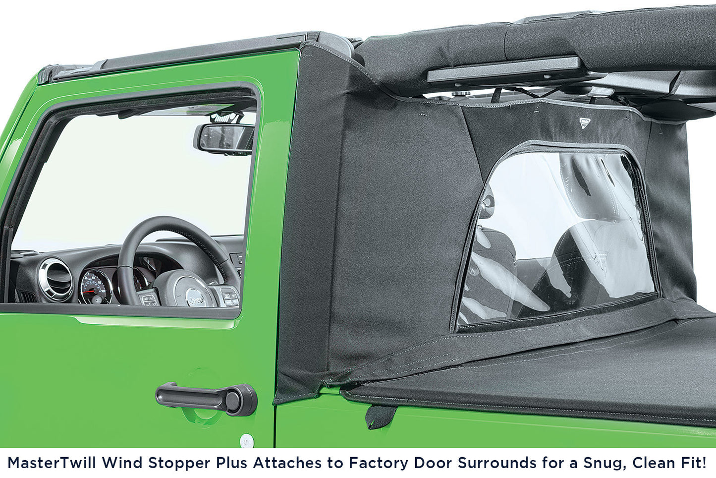 MasterTop Ultimate Summer Combo Tops in MasterTwill® Fabric for 07-18 Jeep Wrangler JK 2-Door