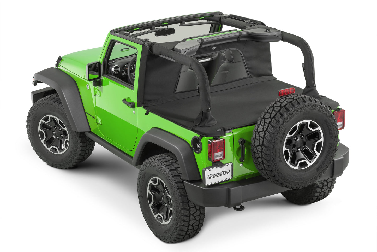 MasterTop Ultimate Summer Combo Tops in MasterTwill® Fabric for 07-18 Jeep Wrangler JK 2-Door