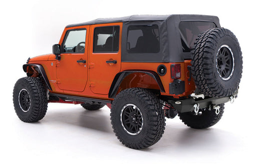 Replacement Soft Top with Tinted Windows in Black Diamond for 10-18 Jeep Wrangler Unlimited JK 4 Door