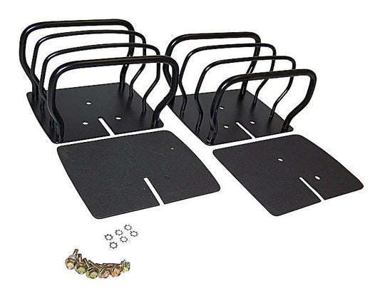 Euro Tail Light Guards for 81-06 Jeep CJ, Wrangler YJ, TJ and Unlimited Gloss Black