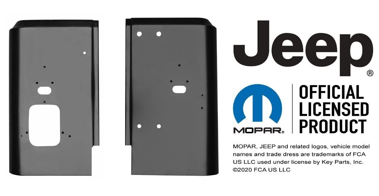 Rear Corner Panel for 87-95 Jeep Wrangler YJ-PAIR Driver and Passenger Side