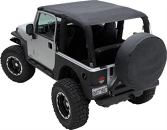 Bimini Top Plus for 97-06 Jeep Wrangler TJ Black Denim